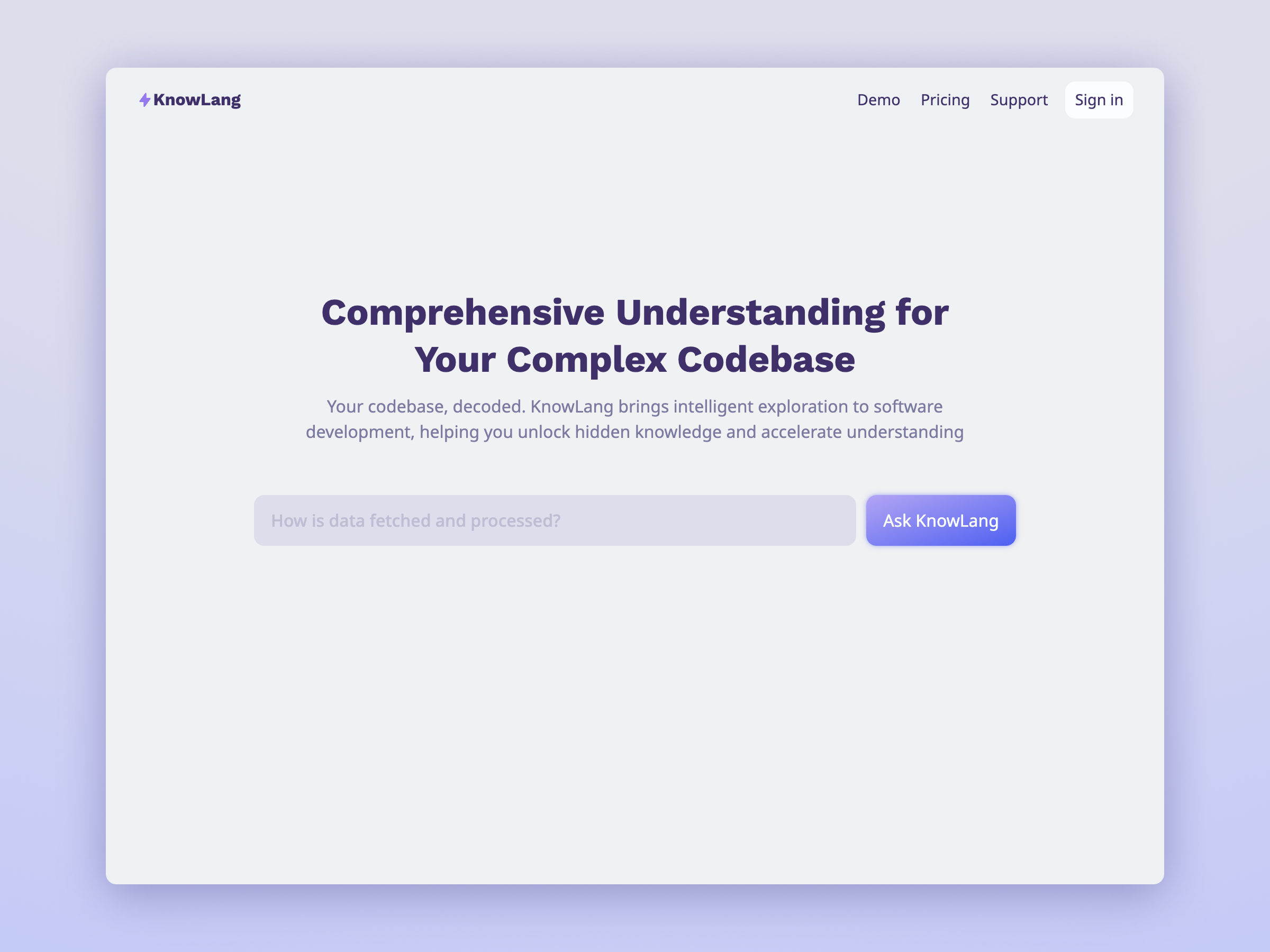 KnowLang